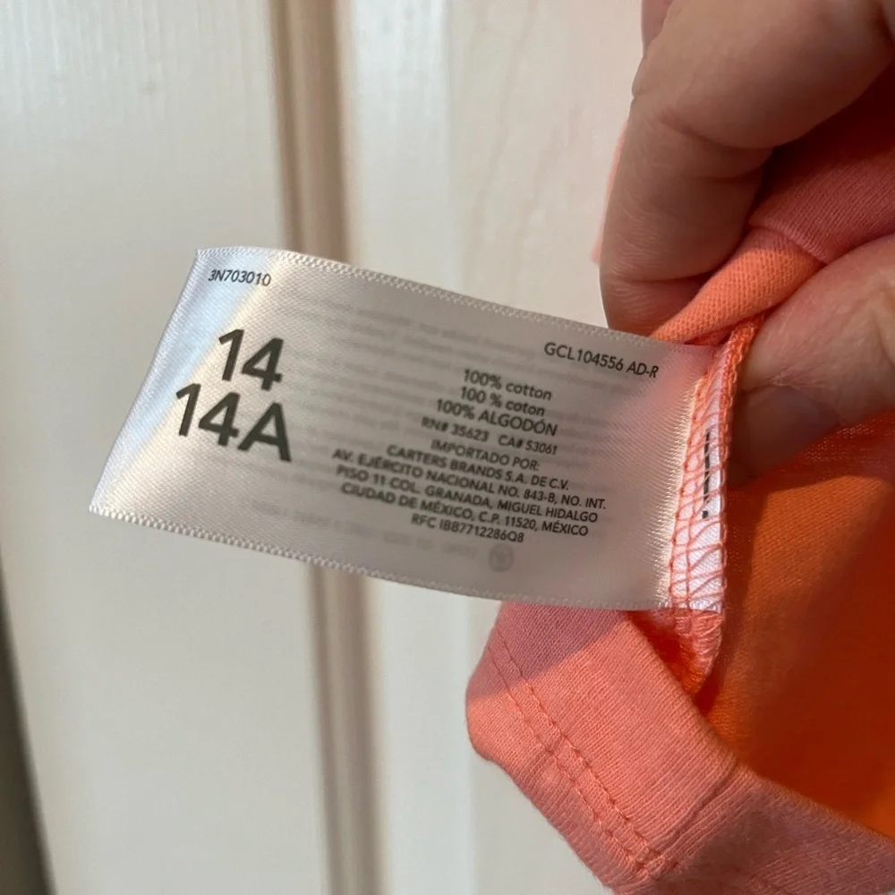 Carter's Orange Pineapple Tank Top for Kids - Picture 6 of 6
